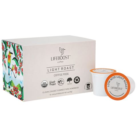Light Roast Coffee Pods - Pods - Only $19.95! Order now at Weeks Honey Farm Fast shipping and excellent customer service.