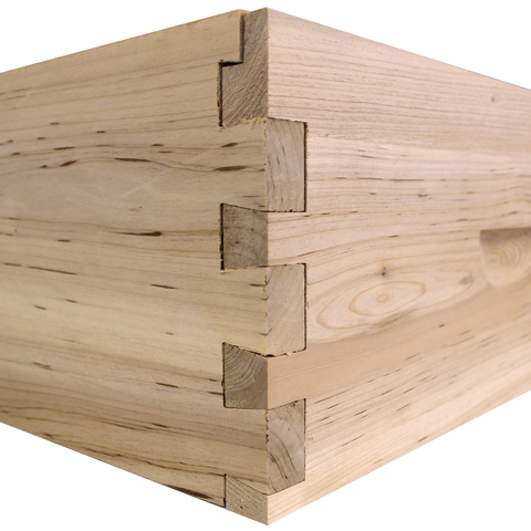 NuBee 10-Frame Beehive Starter Kit – Assembled 1 Deep Brood Box with Frames & Wax-Coated Foundations (Complete Hive Kit)