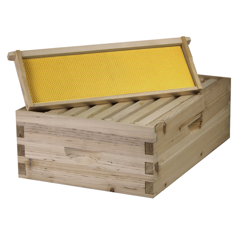 Nubee 8 Frame Beehive - (1)Deep & (2)Mediums | | Full Hive from Galena Farms