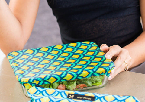Beeswax Wrap Variety Pack - Ocean Print - variety Beeswax Wrap - Only $24.99! Order now at Weeks Honey Farm Fast shipping and excellent customer service.