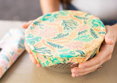 Beeswax Wrap Variety Pack - Ocean Print - variety Beeswax Wrap - Only $24.99! Order now at Weeks Honey Farm Fast shipping and excellent customer service.