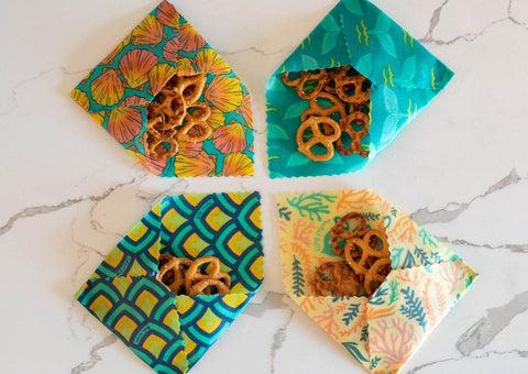 Beeswax Food Wrap - Small - Small Wraps - Only $7! Order now at Weeks Honey Farm Fast shipping and excellent customer service.