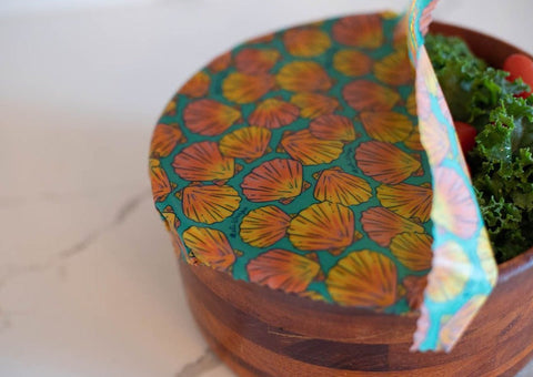 Beeswax Wrap Variety Pack - Ocean Print - variety Beeswax Wrap - Only $24.99! Order now at Weeks Honey Farm Fast shipping and excellent customer service.