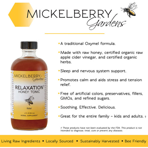 Relaxation Honey Tonic - Honey Tonic - Only $11.99! Order now at Weeks Honey Farm Fast shipping and excellent customer service.
