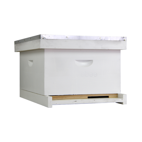 Nubee 10 Frame Beehive - (1)Deep & (0)Mediums Painted and Assembled | | Full Hive from Galena Farms