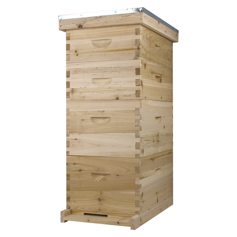 Nubee 8 Frame Beehive - (2)Deeps & (2)Mediums | | Full Hive from Galena Farms