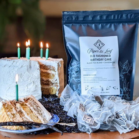 Old Fashioned Birthday Cake Bulk Sachets - 70ct Tea Bags | | Tea Bags from Piper and Leaf Tea Co.