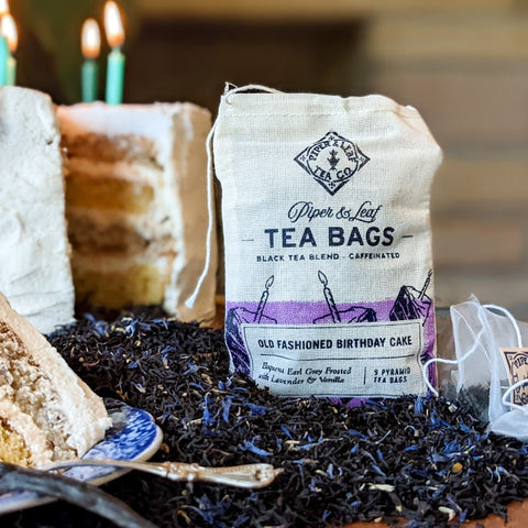 Old Fashioned Birthday Cake 9ct Tea Bags in Muslin