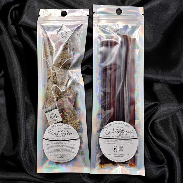 Organic Tea Samplers with Honey Straws - Premium Food Items from Weeks Naturals | Weeks Honey Farm - Just $11.99! Shop now at Weeks Naturals | Weeks Honey Farm