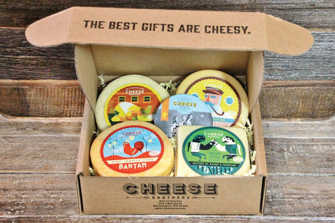 Wisconsin Cheese Sampler (4-Pack) House Cheese from Cheese Brothers, Inc. http://www.WeeksHoneyFarm.com
