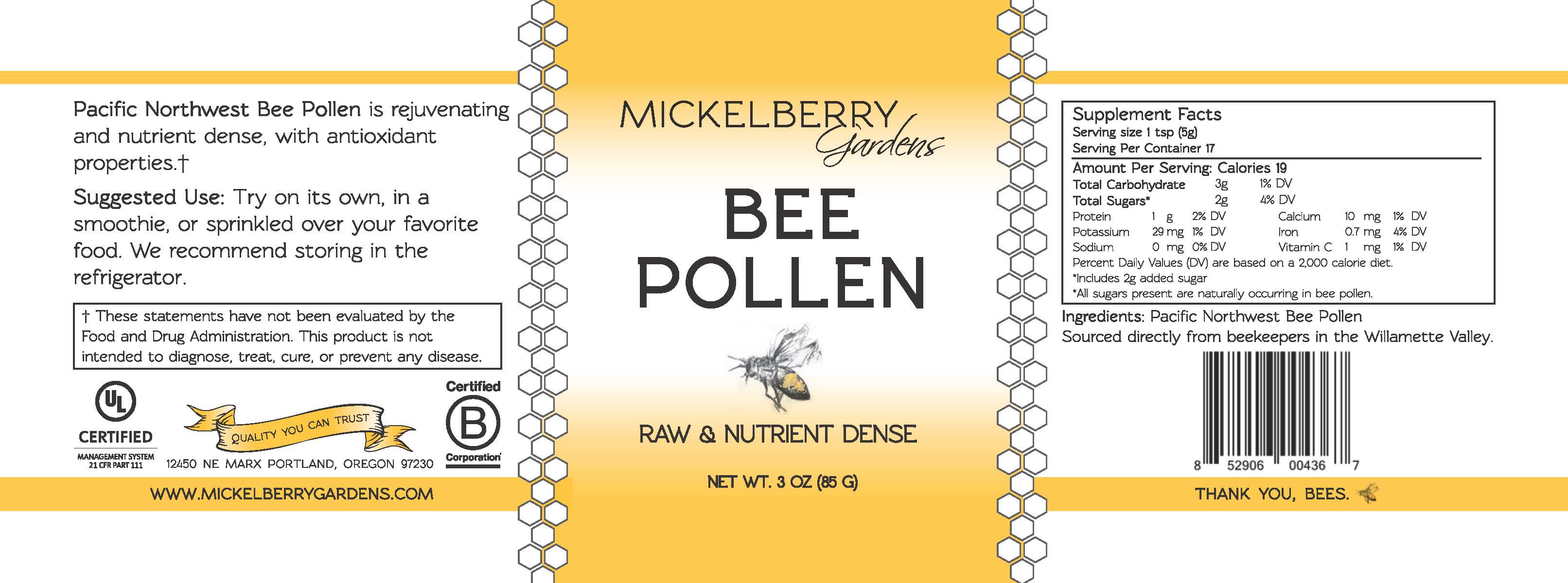 Bee Pollen – Weeks Honey Farm
