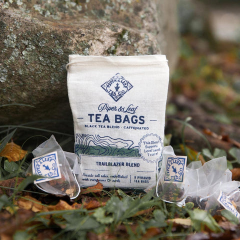 Trailblazer Blend 9ct Tea Bags in Muslin | | Tea Bags from Piper and Leaf Tea Co.