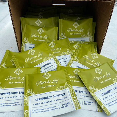 Springdrop Spritzer Case of Tea Bag Envelopes- 50ct | | Tea Bag from Piper and Leaf Tea Co.