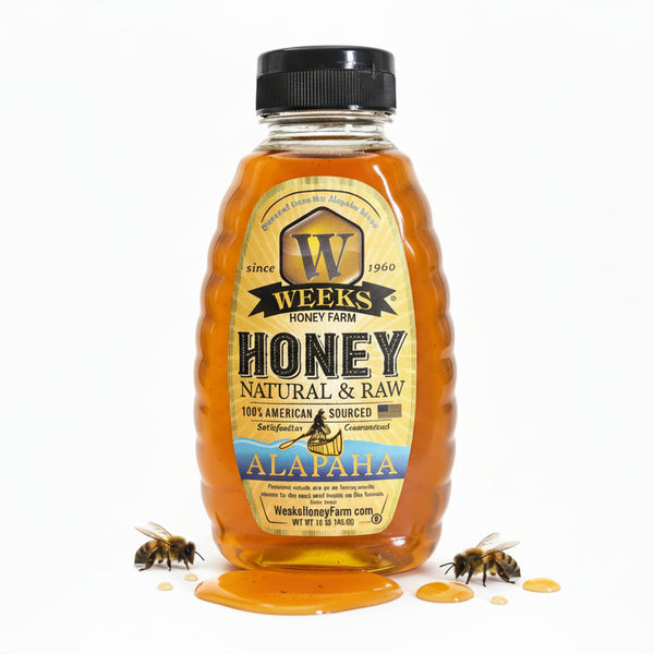 Premium Raw Alapaha Honey – Unfiltered Wildflower Blend from South Georgia