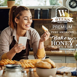 Weeks Premium Bakery Honey Makes Baked Goods Sweet!; (5 lb) 80 oz - Honey - Only $42.99! Order now at Weeks Honey Farm