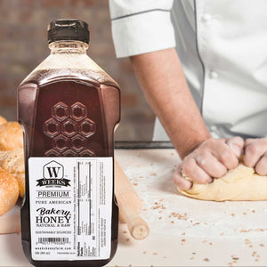 Weeks Premium Bakery Honey Makes Baked Goods Sweet!; (5 lb) 80 oz - Honey - Only $42.99! Order now at Weeks Honey Farm