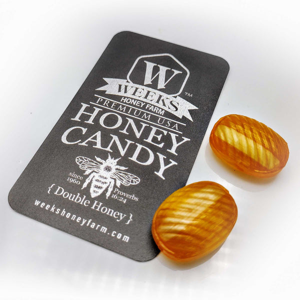 Weeks Honey Candy made with real American honey! 1/2 lb - Food Items - Only $9.99! Order now at Weeks Honey Farm
