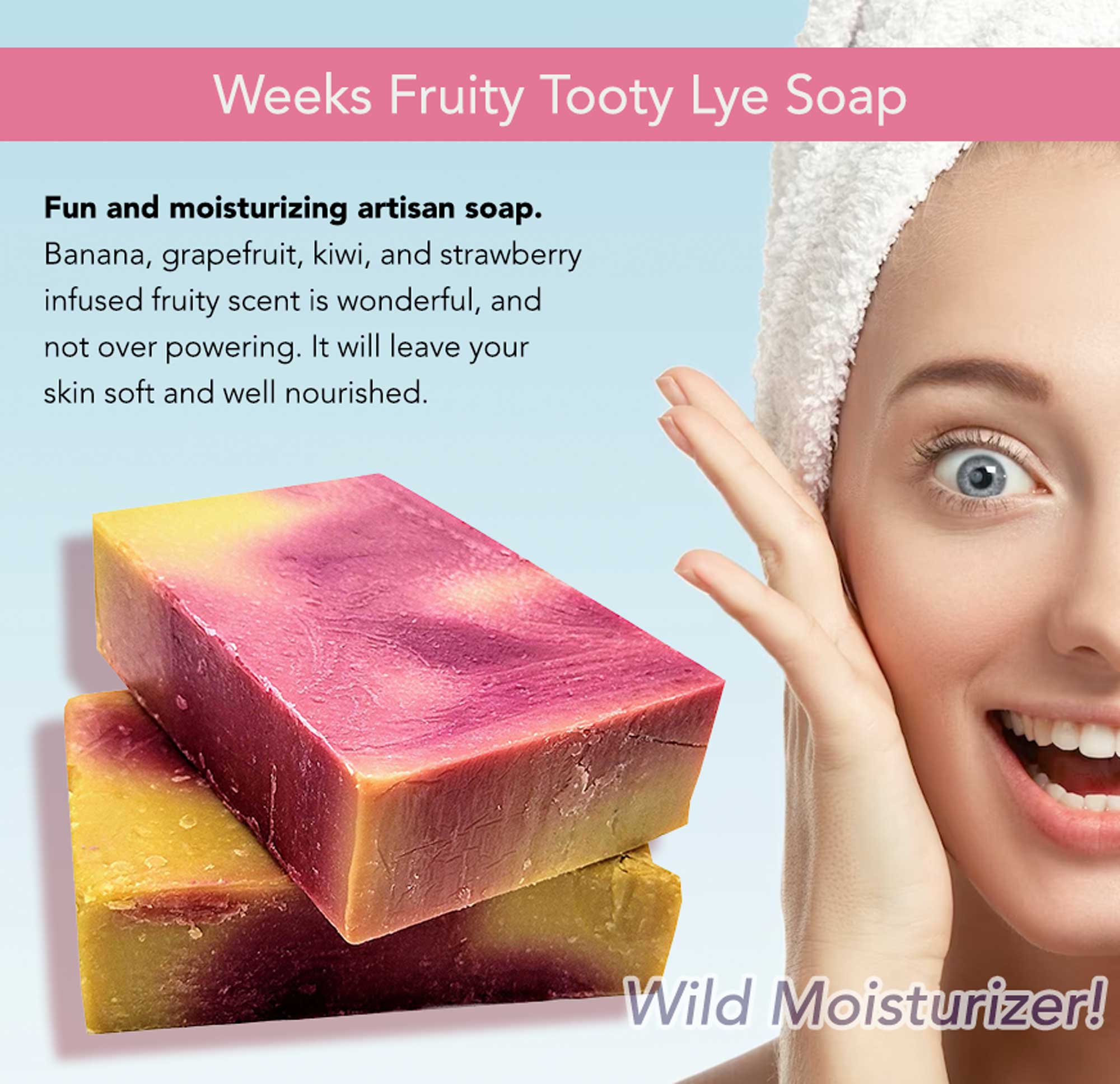 Weeks Fruity Tooty Lye Soap; 4.8 oz, Only at our Family Farm – Weeks  Naturals