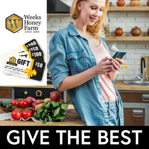 Weeks Cards for Gift Giving! - Premium Honey from Weeks Honey Farm - Just $10.00! Shop now at Weeks Naturals | Weeks Honey Farm