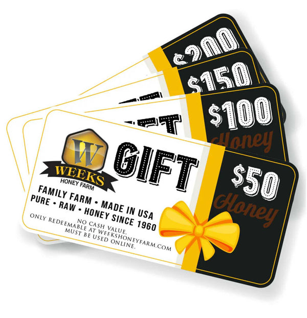 Weeks Cards for Gift Giving! - Honey - Only $10! Order now at Weeks Honey Farm