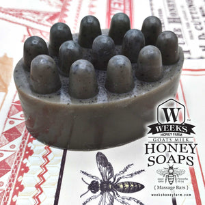 Honey Massage Bars; Weeks Hand Crafted Goats Milk Soaps - Premium Soaps from Weeks Naturals | Weeks Honey Farm - Just $5.99! Shop now at Weeks Naturals | Weeks Honey Farm