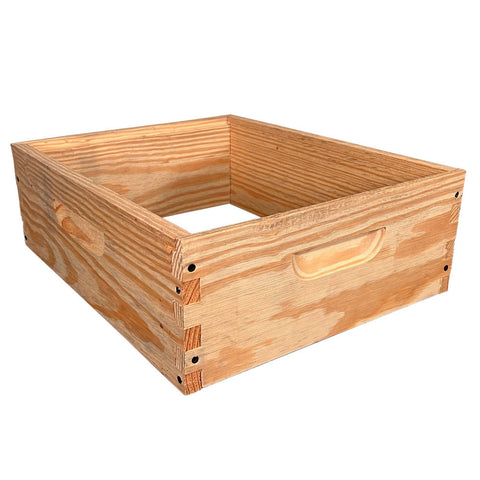 10 Frame Medium Super Box Made in USA (Box Only, No Frames) Budget Yellow Pine | Weeks Honey Farm