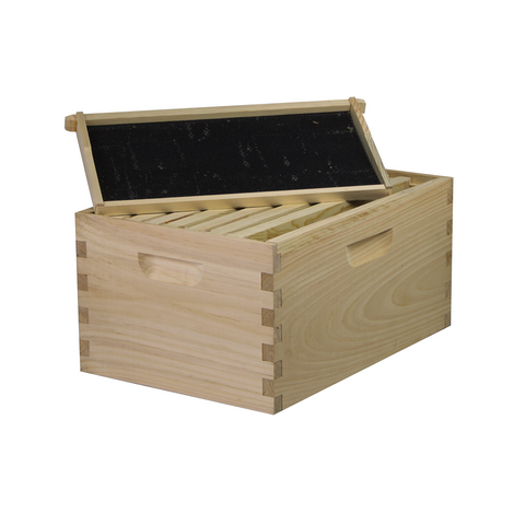 8 Frame Langstroth Deep Brood Box – Amish-Made White Pine (Assembled) | Weeks Honey Farm