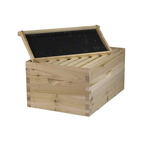 Nubee 8 Frame Beehive - (2)Deeps & (1)Medium | | Full Hive from Galena Farms