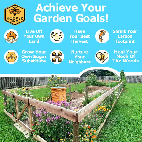 Wax-Coated 8 Frame Beehive - (2)Deeps & (1)Medium | | Full Hive from Galena Farms