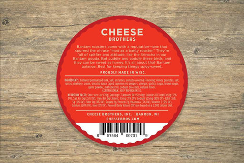 Honey Sriracha Gouda from Wisconsin House Cheese from Cheese Brothers, Inc. http://www.WeeksHoneyFarm.com