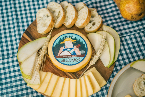 Bourbon Gouda from Wisconsin - House Cheese - Only $6.71! Order now at Weeks Honey Farm Fast shipping and excellent customer service.
