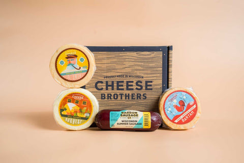 Cheese & Sausage Sampler (4-Pack) Gifts from Cheese Brothers, Inc. http://www.WeeksHoneyFarm.com