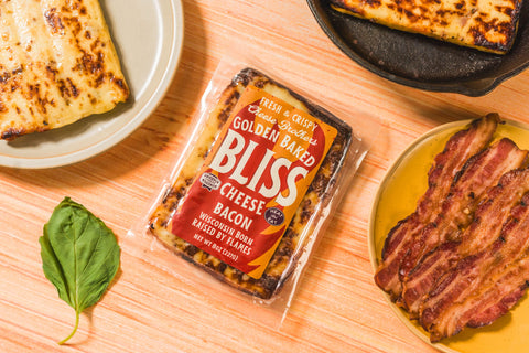 Bacon Golden Baked Bliss Cheese *New Release* - Reserve Cheese - Only $10.95! Order now at Weeks Honey Farm Fast shipping and excellent customer service.