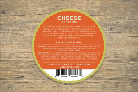 Mango Habanero Gouda from Wisconsin - House Cheese - Only $8.95! Order now at Weeks Honey Farm Fast shipping and excellent customer service.