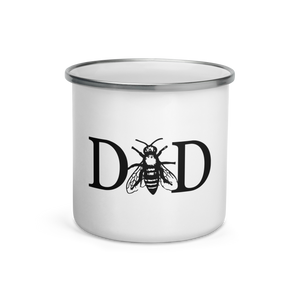 Bee the DAD Enamel Mug - Premium Apparel & Accessories from Weeks Naturals | Weeks Honey Farm - Just $18.00! Shop now at Weeks Naturals | Weeks Honey Farm