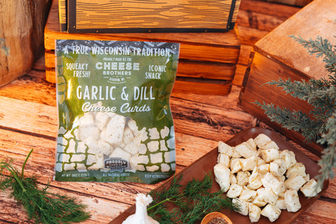 Garlic and Dill Cheese Curds *Ships Fresh Daily* from Wisconsin - Cheese - Only $8.95! Order now at Weeks Honey Farm Fast shipping and excellent customer service.