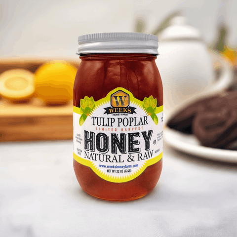 Our Best Raw Tulip Poplar Honey Honey from Weeks Honey Farm, Inc. http://www.WeeksHoneyFarm.com