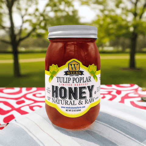 Our Best Raw Tulip Poplar Honey Honey from Weeks Honey Farm, Inc. http://www.WeeksHoneyFarm.com