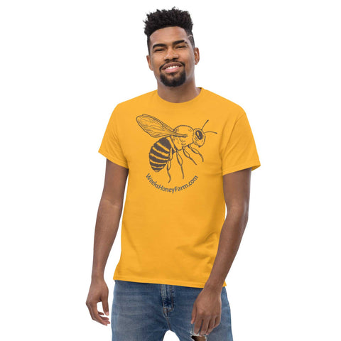 Honey Bee Men's T-shirt  from Weeks Honey Farm, Inc. http://www.WeeksHoneyFarm.com