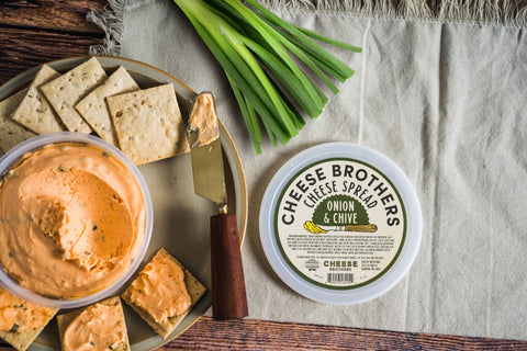 Onion and Chive Cheese Spread *New Release* from Wisconsin - Cheese - Only $9.95! Order now at Weeks Honey Farm Fast shipping and excellent customer service.