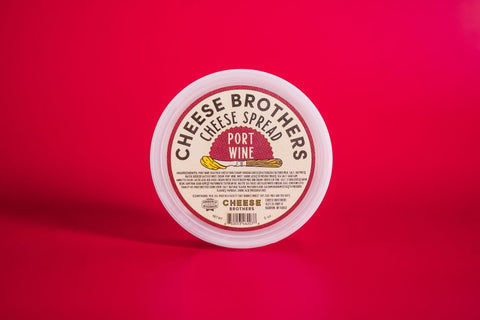 Port Wine Cheese Spread *New* from Wisconsin - Cheese - Only $9.95! Order now at Weeks Honey Farm Fast shipping and excellent customer service.