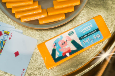 "Pretty Boy" Sharp Cheddar from Wisconsin - House Cheese - Only $8.95! Order now at Weeks Honey Farm Fast shipping and excellent customer service.