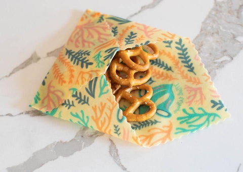 Beeswax Food Wrap - Small - Small Wraps - Only $7! Order now at Weeks Honey Farm Fast shipping and excellent customer service.