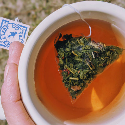 Sassyfras Strawberry 9ct Tea Bags in Muslin