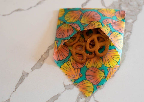 Beeswax Food Wrap - Small - Small Wraps - Only $7! Order now at Weeks Honey Farm Fast shipping and excellent customer service.