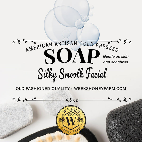 Weeks Silky Smooth- Cold Pressed Soap; 4.5 oz