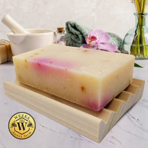 Weeks Prancing Petals Lye Soap; 4.5 oz - Soaps - Only $5.99! Order now at Weeks Honey Farm