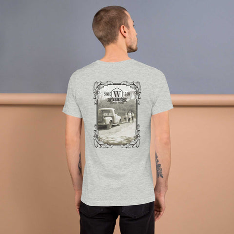 Talking Honey, 1960 Soft Fit Unisex T-shirt Apparel & Accessories from Weeks Honey Farm http://www.WeeksHoneyFarm.com