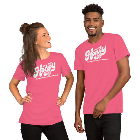 Weeks "Honey Love" T-Shirt is soft and fun! - Apparel & Accessories - Only $20.69! Order now at Weeks Honey Farm Fast shipping and excellent customer service.