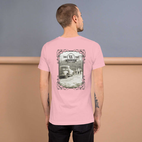 Talking Honey, 1960 Soft Fit Unisex T-shirt Apparel & Accessories from Weeks Honey Farm http://www.WeeksHoneyFarm.com